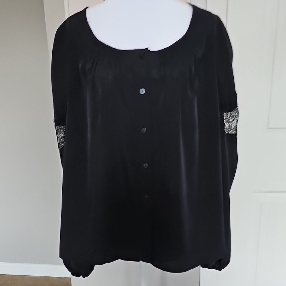 Elegant Black Women's Top